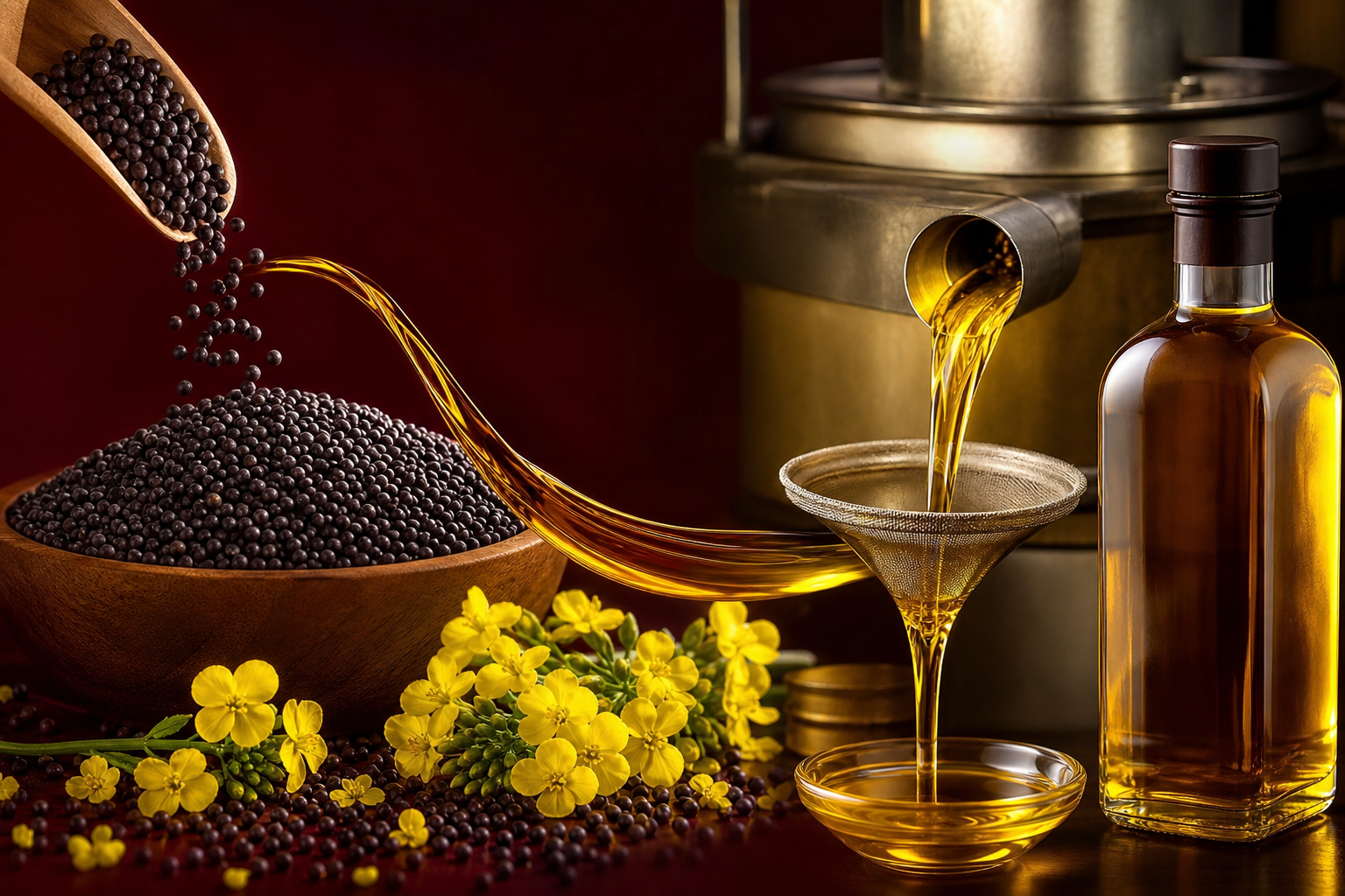 Kachi Ghani Mustard Oil thumbnail